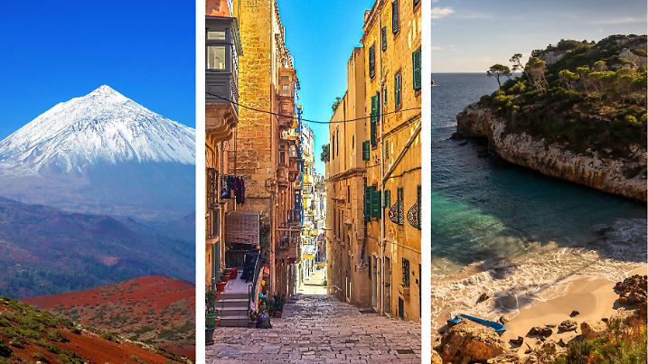 Collage Teneriffa, Malta, Mallorca