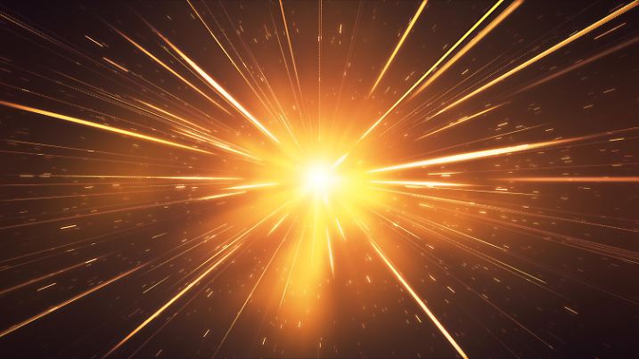 Abstract background image, digitally generated. Perfectly usable for topics like Christmas, New Year, awards and anniversaries or as a depiction of high speed motion.