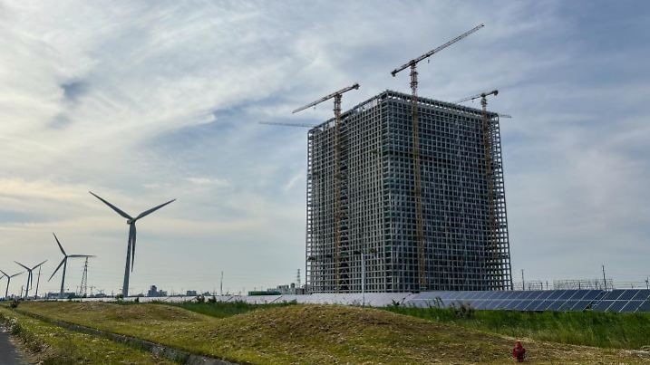 Energiespeicher-Anlage nahe Schanghai in China