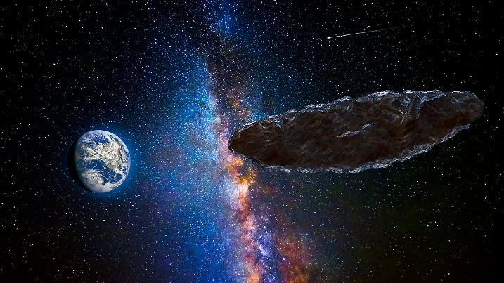 Large asteroid approaching the earth