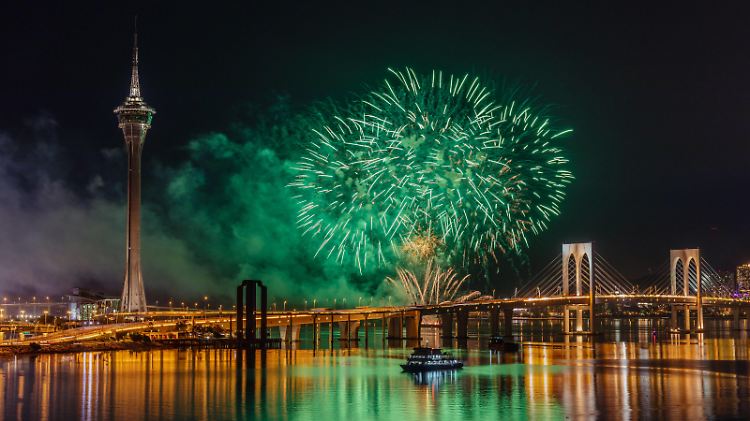 Macau Festival Fireworks Display PUBLICATIONxNOTxINxCHN 507026807820648472