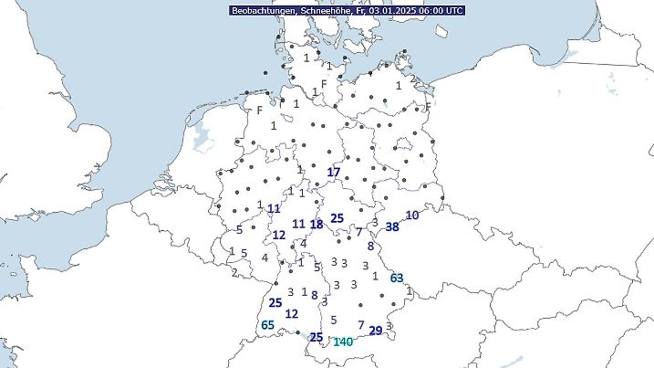 wetterglobus Schnee