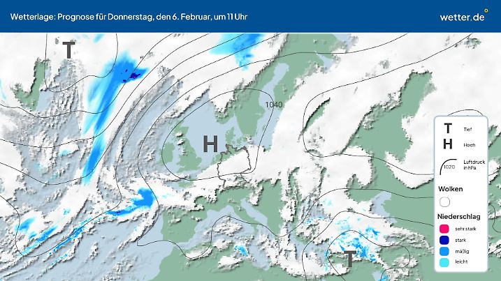 Wetterlage ECMWF donnerstag