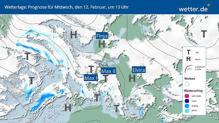 Wetterlage in Deutschland