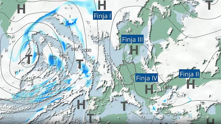 Frost im ganzen Land