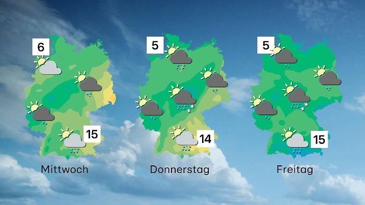 Die aktuelle 3-Tage-Vorschau