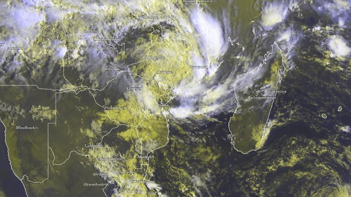 Zyklon Yvone bei Mosambik