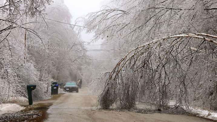 Cleanup After Massive Ice Storm Hits Ontario