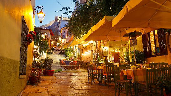 Plaka-Viertel in Athen