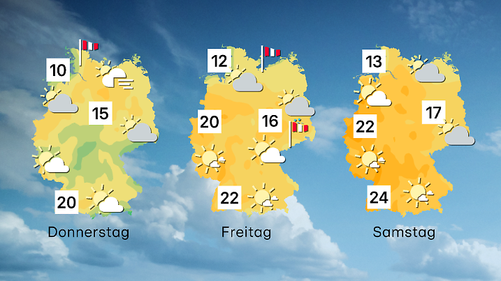 Auch in den kommenden Tagen bleibt der Regen in Deutschland aus.