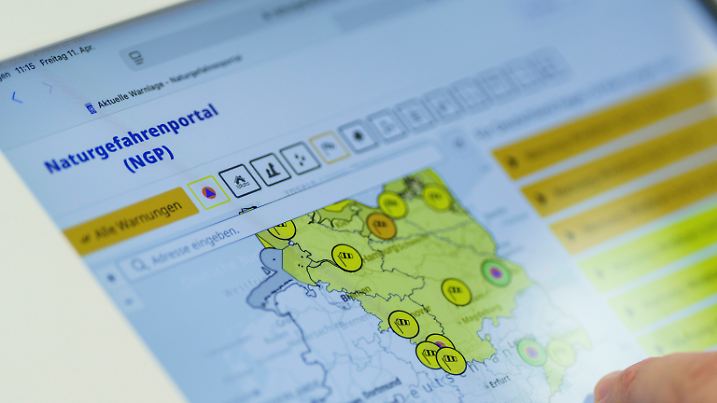 Deutscher Wetterdienst stellt Gefahrenportal vor