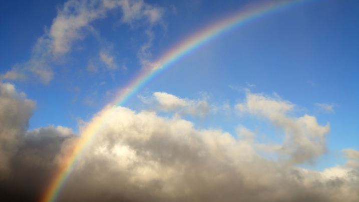 Da kann es auch mal einen Regenbogen geben.