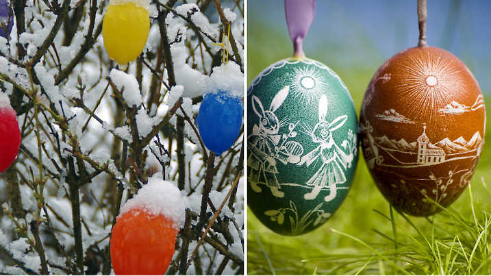 Osterwetter zwischen Bergschnee und Frühlingssonne