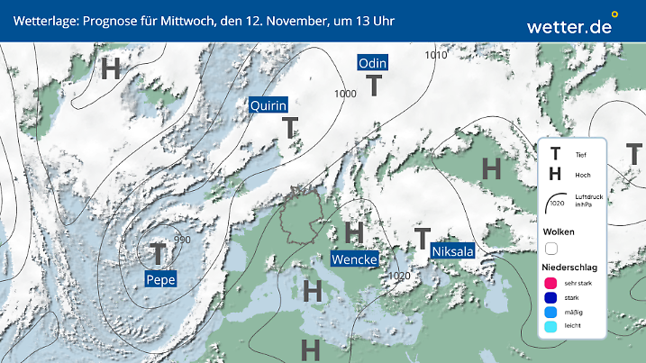 Alles ist angerichtet für den November-Sommer.