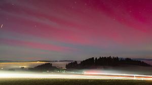 Polarlichter über Bayern