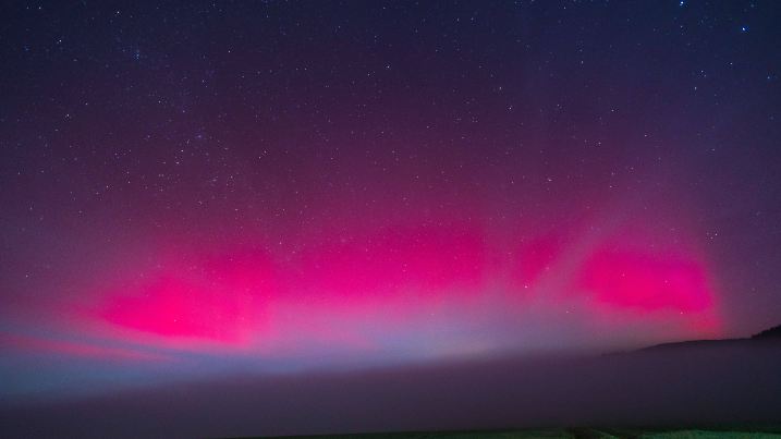 Polarlichter über Bayern