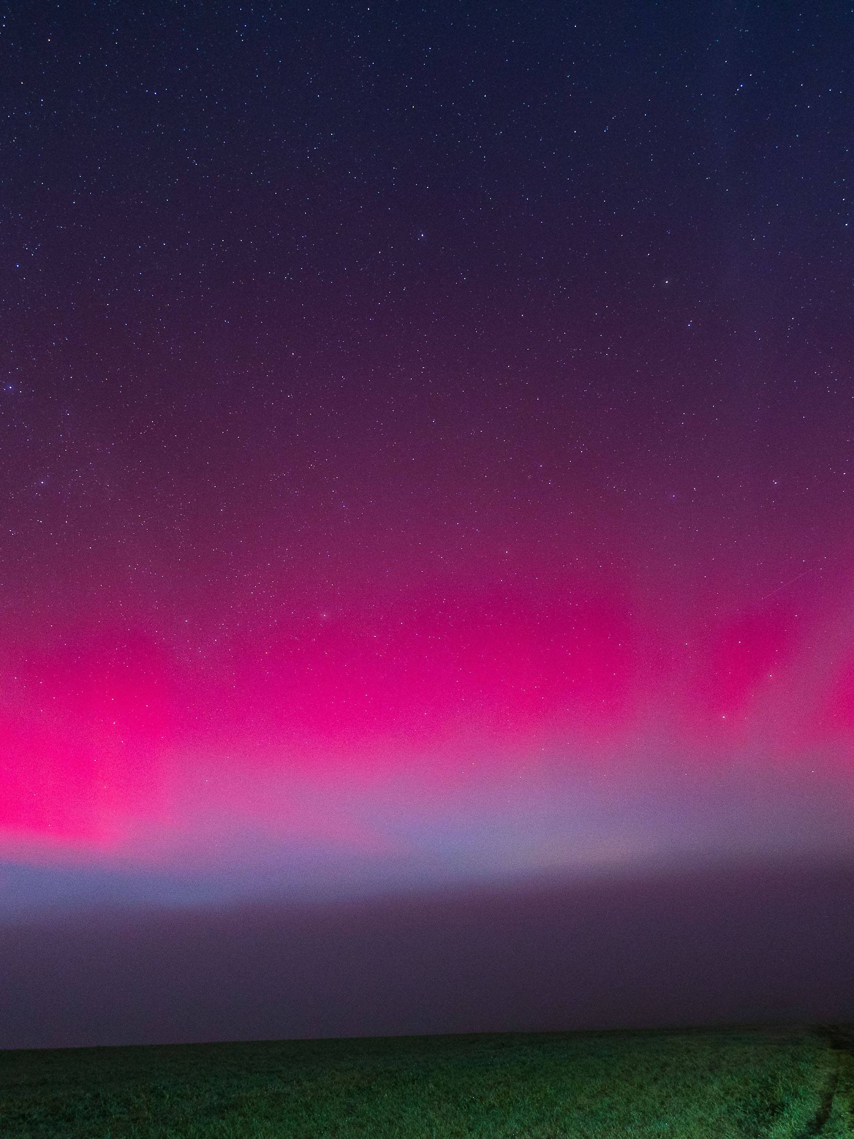 Polarlichter über Bayern