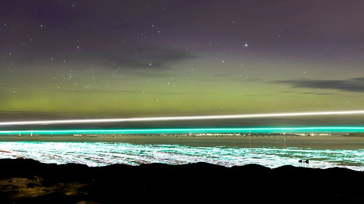 Aurora Australis über Australien