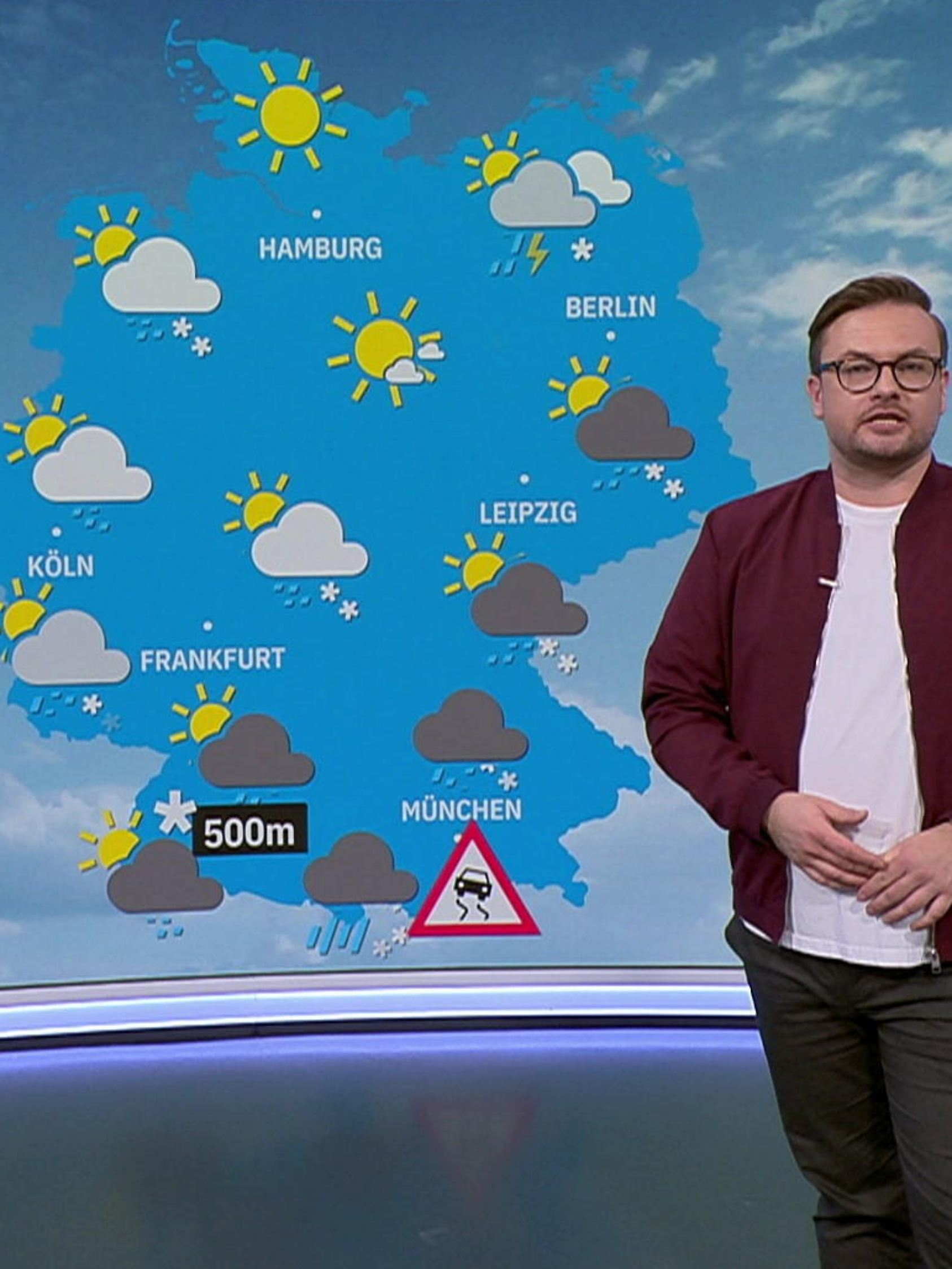 Aktuelle 3-Tage-Wettervorhersage 