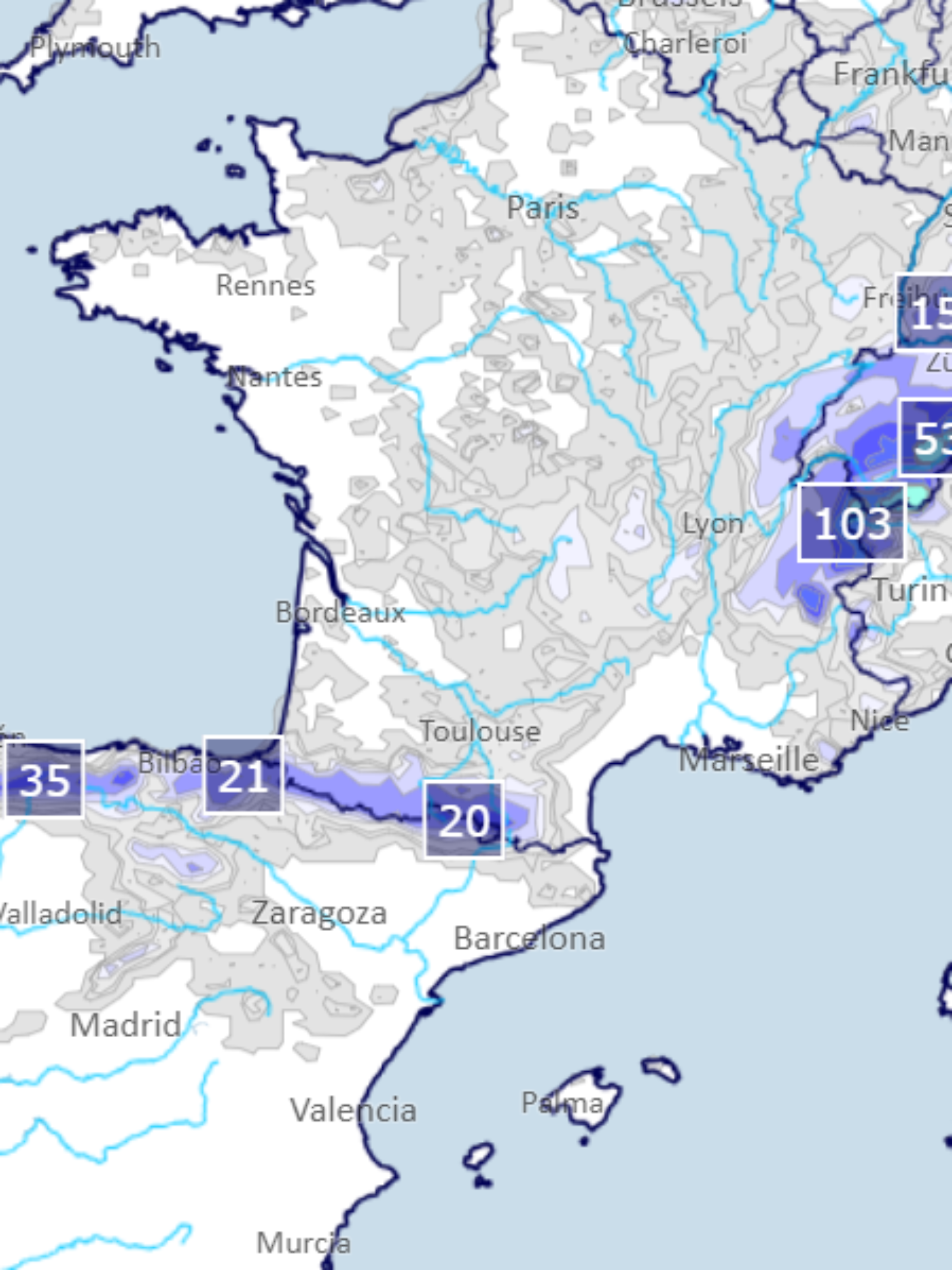 Kälteeinbruch bis nach Südeuropa - Schnee kommt nach Spanien 
