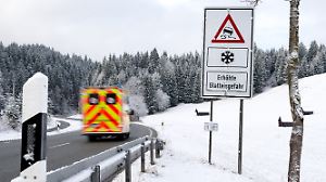 Schnee in Bayern