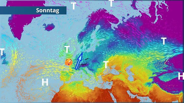 Die Luft für Deutschland fällt wieder etwas milder aus.