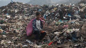 Lumpensammler in Indien