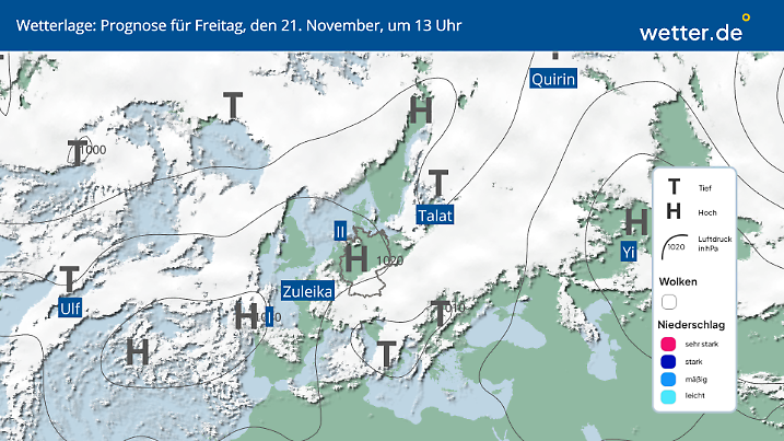 Hoch Zuleika macht sich breit.