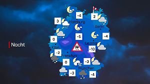 Eine Winternacht, die es in sich hat - kalt und rutschig
