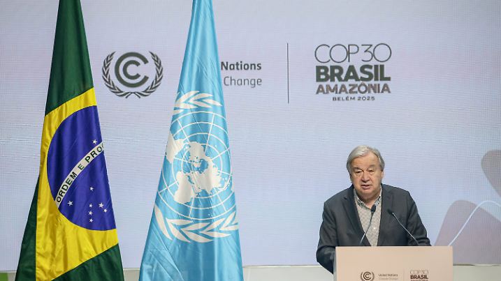 GUTERRES Briefing On Penultimate Day Of COP30.