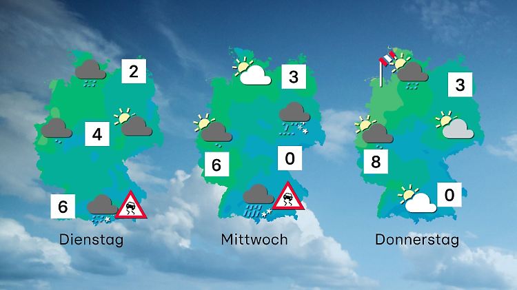 Es bleibt trotz der Milderung glatt