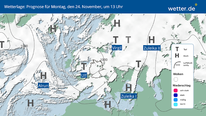 Es sind die Tage von Tief Ulf