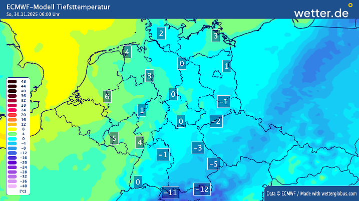 Trend in den Advent mit geteilten Aussichten
