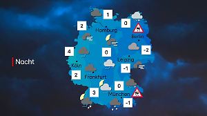 Gefährlicher Glätte-Mix in der Nacht mit Frost, Regen und Schnee