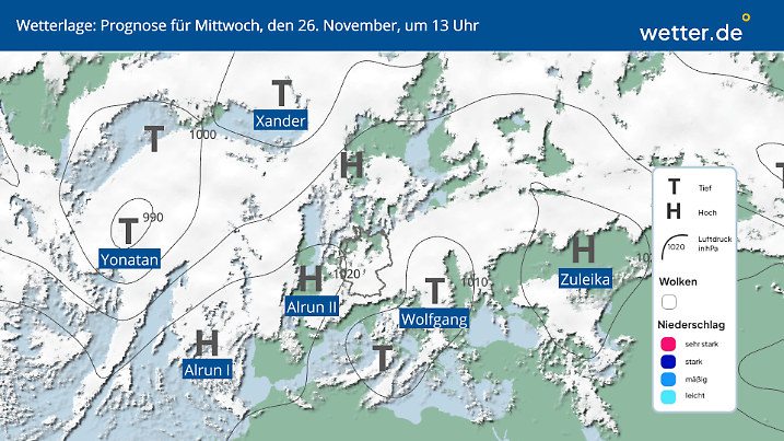 Viele Wolken und wenige Lichtblicke.