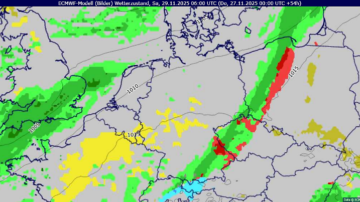 Eine gefährliche Blitzeis-Lage zeichnet sich zwischen Freitag und Samstag ab