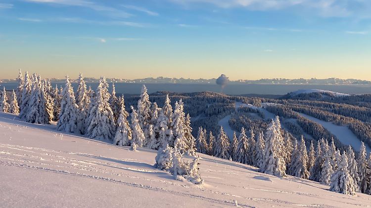 Winterzauber am verschneiten Feldberg