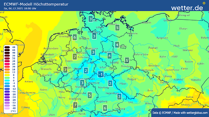 Höchstwerte zu Nikolaus