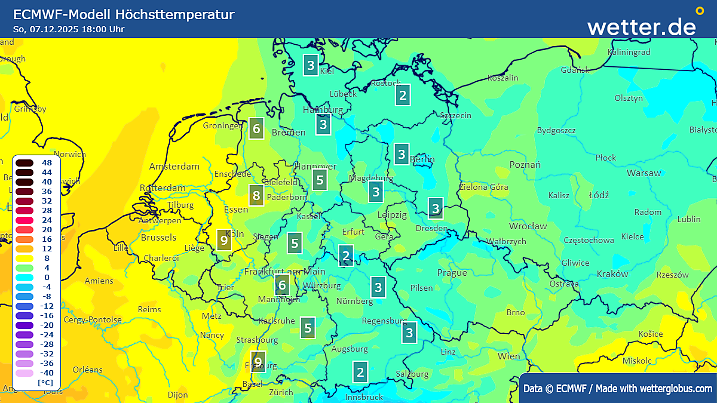 Höchstwerte am 2. Advent