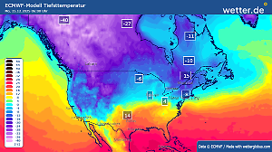 Tiefstwerte am 15. 12. morgens
