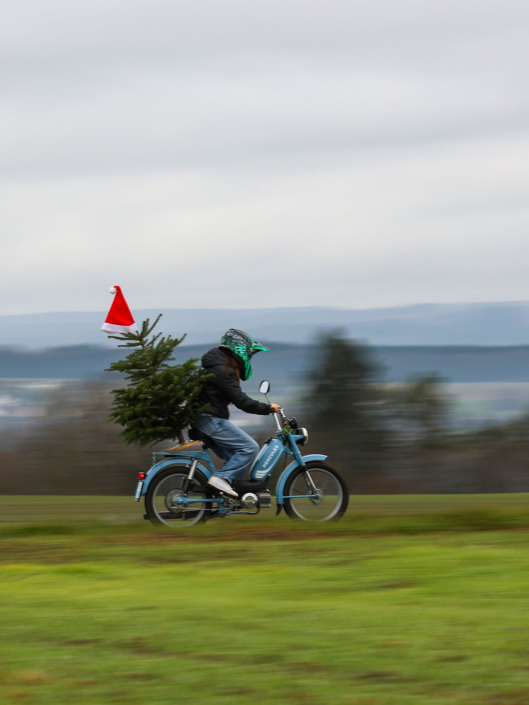 Weihnachtliche Mofas