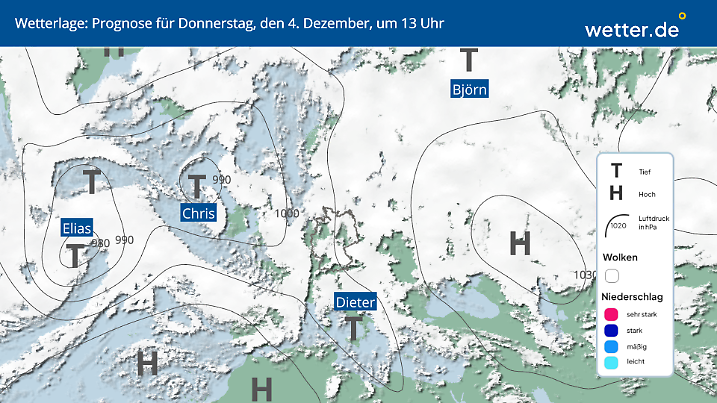 Viele Wolken und wenig Wolkenlücken auch am Donnerstag.
