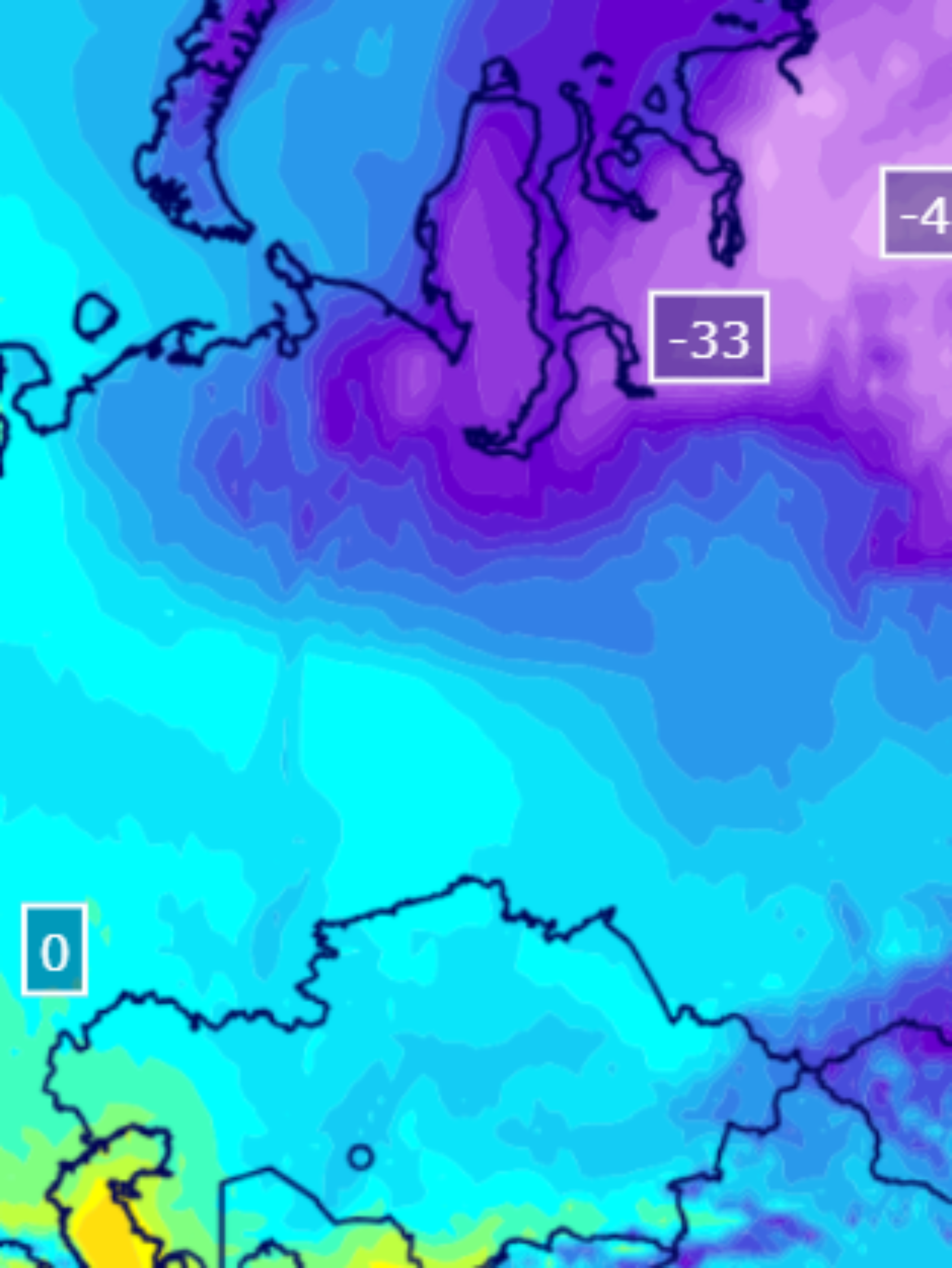 Bis -50 Grad - hier liegen die aktuelle Kältepole