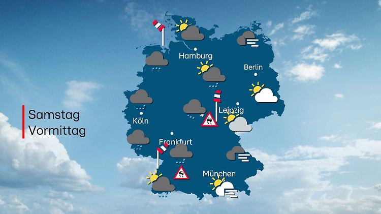 Von Westen breitet sich Regen aus