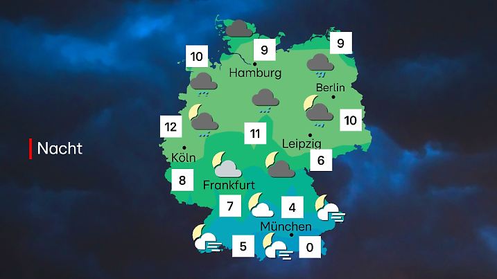 Die Nacht zum Mittwoch mixt einmal mehr alles zusammen, was der Winterbaukasten so hergibt.