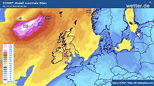 Sturm- und Orkantiefs: Auf dem Wetter-Highway ist die Hölle los