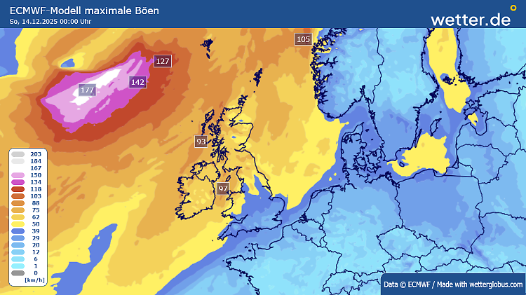 Sturm- und Orkantiefs: Auf dem Wetter-Highway ist die Hölle los