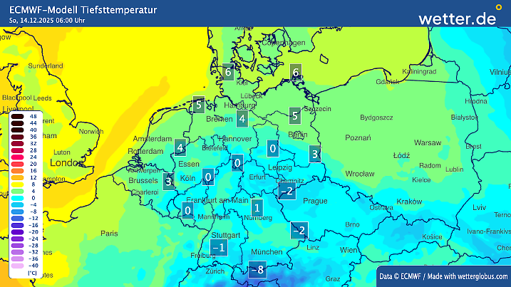Nach den sehr milden Zeiten wird es zum Wochenende wieder öfter frostig kalt.