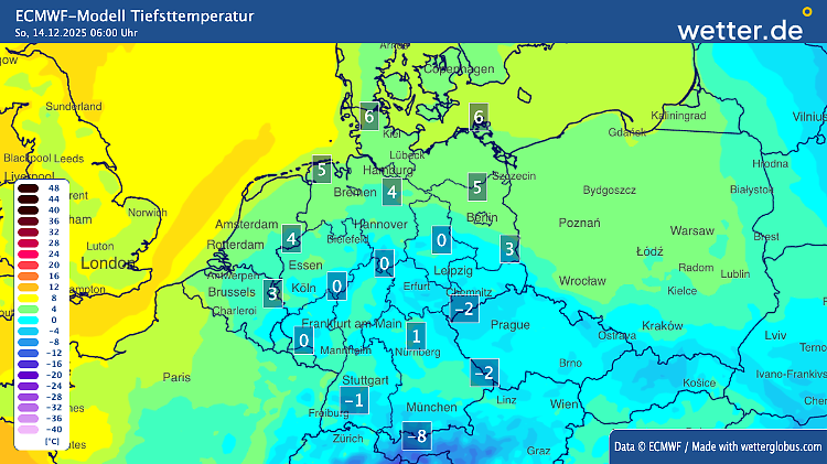 Zum Wochenende spürbar kälter