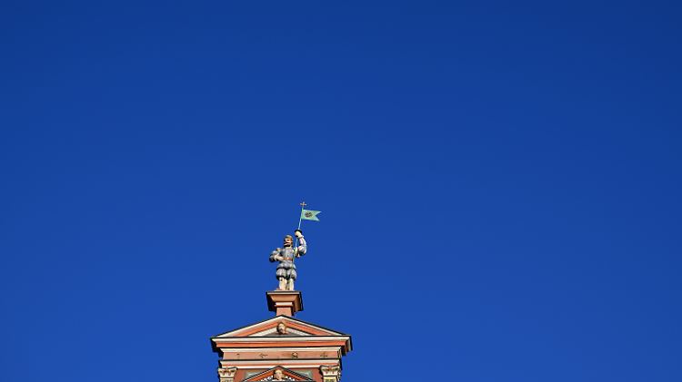 Blauer Himmel über Erfurt - Wetter